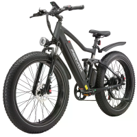 [EU Direct] Farvox MX1 Elektrische fiets, 48V 13Ah accu, 250W motor 500W piekvermogen, topsnelheid 25 km/u, dubbele olie
