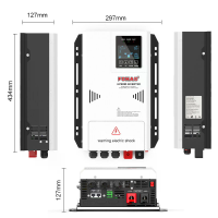 [EU Direct] FCHAO 030KHP 05A B pure sinusgolfinverter met zonne energie, 3KW/4KW/5,5 kW 12V/24V/48V DC naar 230V AC inve