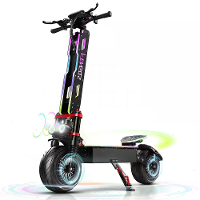 [EU DIRECT] FENGQS GT9 Elektrische Scooter met Zitting 60V 38Ah Batterij 1600W*2 Duale Motoren 12 inch Banden 110KM Maxi
