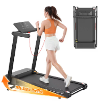 [EU Direct] Formill FT62 Professionele Thuis Loopband met 18% Automatische Hellingshoek   4.0PK Piektkracht,16km/u Max S