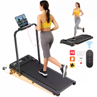 [EU Direct] Formill JAGJOG JT52 Loopband met 6% Hellingshoek   Topsnelheid 12 km/u, 2,5 pk Stille Motor, Afstandsbedieni