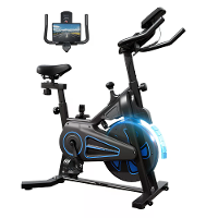 [EU Direct] Formill QK116C Binnen Magnetische Hometrainer   Fluisterstil 6KG Vliegwiel,Weerstandniveaus,100KG Capaciteit