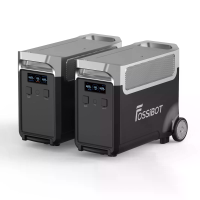 [EU Direct] FOSSiBOT FB3840 Uitbreidingsbatterij,3840Wh LiFePO4 Batterijpakket voor F3600 Pro,USB A 18W,Type C 100W,200W