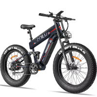 [EU DIRECT] FREESKY M520 48V 18AH+23AH Dubbele Batterijen (41AH) 1200W (Piek 2000W) Motor 26 Inch Band Elektrische Fiets