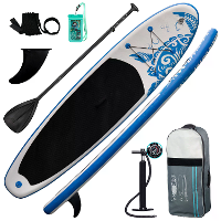 [EU Direct] Funwater 11'33'' 335cm Opblaasbare Stand Up Paddle Board met Verstelbare Peddel Reisrugzak Leash Waterdichte