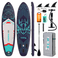 [EU Direct] FunWater 350*90*15CM Draagvermogen 200KG Langere Brede SUP Voor Solo Avontuur 2+1 Familie Huisdieren Toeren