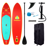 [EU Direct] FunWater 350cm Grote maat Opblaasbare Stand Up Paddle Board Surfboard Complete Paddleboard Accessoires Verst