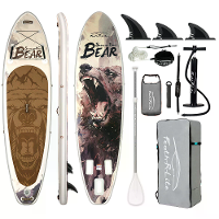 [EU Direct] FunWater 350cm Opblaasbaar Stand Up Paddle Board Surfboard Grote maat voor veel vaardigheden Compleet paddle
