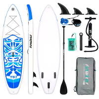 [EU Direct] FunWater Opblaasbaar Ultralicht (17.6Lbs) Stand Up Surfboard voor Alle Vaardigheidsniveaus Alles Inbegrepen