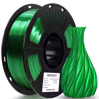 [EU Direct] Geeetech transparant PETG 3D printer filament 1,75 mm 1 kg Metallic afwerking ±0,02 mm Verstopper vrij Bubbe