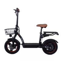 [EU Direct] GELEIPU C14 Elektrische Scooter met Zitting 48V 17.5AH Batterij 500W Motor Aanbevolen Topsnelheid 25KM/U 14i
