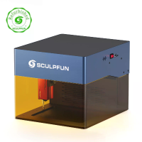 [EU direct] Gereviseerd SCULPFUN iCube Pro 5W (BT) Lasersgraveur Draagbare Lasergraveermachine met rookfilter Temperatuu