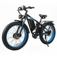 [EU Direct] GERPSI DP2603 Elektrische Fiets 52V 32AH Accu 1500W*2 Dubbele Motoren Aanbevolen Topsnelheid 25KM/H Enkelzij