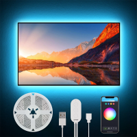 [EU Direct] Gosund SL1 2.8M Slimme RGB LED Lichtslinger Voor TV Achtergrondverlichting Sync Met Muziek APP Control Werkt
