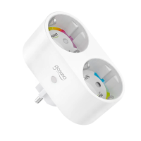 [EU Direct] Gosund SP211 Slimme Stekker Dubbele Stopcontact 2.4GHz WiFi APP Controle Werkt Met Alexa & Google Home