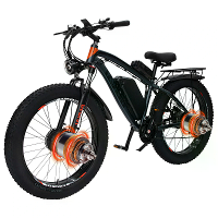 [EU DIRECT] GUNAI GN88 Elektrische Fiets 48V 22Ah Batterij 1000W*2 Dubbele Motoren 26*4.0Inch Brede Banden 70 130KM Bere