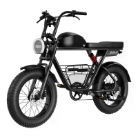 [EU DIRECT] GUNAI T Elektrische Fiets 48V 21AH Accu 1000W Motor 20 inch banden 80 90KM maximale afstand 150KG maximale b