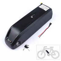 [EU Direct] Hailong 48V 13AH Elektrische Fietsaccu 30A BMS 18650 Li Ion Cellen 2600mAh Accu met USB poort 54V 2A Oplader
