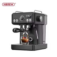 [EU Direct] HiBREW H10A 19Bar Semi Automatische Espresso Koffiemachine Temperatuur Instelbaar 58mm Portafilter Koude/Het