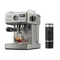 [EU Direct] HiBREW H10A Semi Automatische Espressomachine 20 Bar & H4E 2 in 1 Draagbare Koffiemachine Draadloze Verwarmc