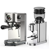[EU Direct] HiBREW H10B Espresso Machine & G7 Koffiemolen Combo met 20 Bar Druk Aanpasbare Temperatuur 48 Maalniveaus