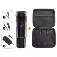 [EU Direct] HiBREW H4 Draagbare Auto Koffiezetapparaat met Adapter & Opbergzak 15 Bar Druk DC 12V Espresso Koffiezetappa
