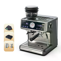 [EU Direct] HiBREW H7A Dual Boiler systeem Barista Pro 20Bar Bonen naar Espresso Cafetera Koffiemachine met Volledige Se