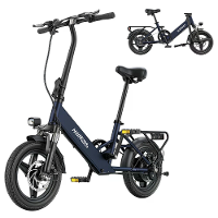 [EU DIRECT] HillMiles Mijl 1 36V 10.4AH 250W Motor Aanbevolen Topsnelheid 25KM/U 14 Inch Banden Elektrische Fiets 60KM A