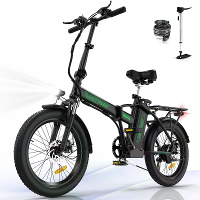 [EU Direct] HITWAY BK11 Elektrische fiets 36V 12AH batterij 250W motor 20 * 3.0 Inch 35 90KM max. Kilometrage 120KG max.