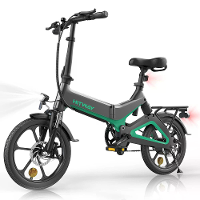 [EU DIRECT] HITWAY BK2 Elektrische fiets 36V 7.8AH Batterij 250W Motor 16 inch Banden 35 70KM Maximale Reikwijdte 120KG