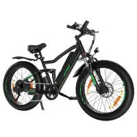 [EU DIRECT] HITWAY BK9 Elektrische Fiets 48V 15Ah Batterij 250W Motor 26 inch Banden 50 80KM Maximaal Bereik 120KG Maxim