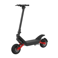 [EU DIRECT] HX X10W Zwart 18,2Ah 48V 1000W*2 Dubbele Motor 11 inch Elektrische Scooter 70 100KM Actieradius Elektrische