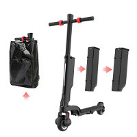 [EU DIRECT] HX X6 Elektrische Scooter 5Ah + Extra Twee 5AH Batterijen + Batterijrugzak 36V 250W Motor 5,5 inch Elektrisc