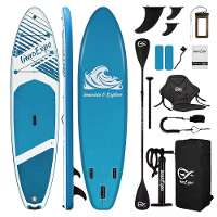 [EU Direct] InnoExpo 335*83*15CM Laadvermogen 190kg Extra breed Paddleboard Met Zitplaats Groot Oppervlak Antislip 3*Vin