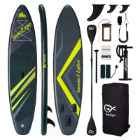 [EU Direct] InnoExpo 350*83*15CM Laad tot 200kg Extra lang Opblaasbaar Peddelboard Groot Capaciteit Stabiliteit voor Beg