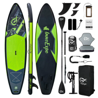 [EU Direct] InnoExpo 350*89*15CM Extra large Inflarable Paddle Board With Seat Load 230kg Stable for Beginners Large Cap