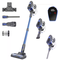 [EU Direct] INSE N16 Cordless Vacuum Cleaner 2 in 1 Stick & Handheld Vacuum 45 Min Runtime 1.5L Dustbin 5 Layer Filtrati