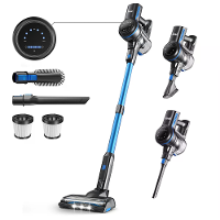 [EU Direct] INSE S7P 26000Pa 265W Stofzuiger met steel, tot 45 minuten werktijd, 6 in 1 Steelstofzuiger voor houten vloe