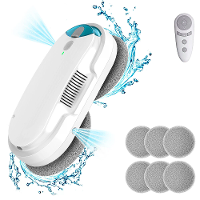 [EU Direct] Inse W1 Raamreinigingsrobot Automatische watersproeier stofzuiger afstandsbediening elektrische raamwisser h