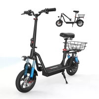 [EU DIRECT] iScooter i12 Elektrische Scooter 7.5Ah 36V 500W Motor 12in Vouw Moped Elektrische Scooter 30 35KM Actieradiu