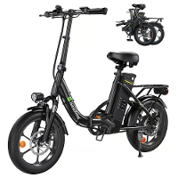 [EU DIRECT] isinwheel U4 Elektrische Fiets 36V 10.4AH 250W (Piek 500W) Motor 16inch Band 55 88KM Max Bereik 120KG Max La