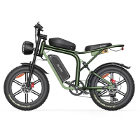 [EU DIRECT] JANSNO X80 MAX Elektrische Fiets, 52V 17Ah+20Ah Duale Batterijen, 750W * 2 Dubbele motoren 2000W Piekvermoge