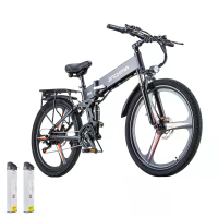 [EU DIRECT] JINGHMA R3S Elektrische Fiets 800W Motor 48V 12.8Ah*2 Dubbele Batterijen 26inch Banden 60 80KM Maximale Acti