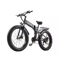 [EU DIRECT] JINGHMA R5 Elektrische fiets 1000W motor 48V 14Ah enkele batterij 26*4.0Inch banden 21 snelheid 40 50KM kilo