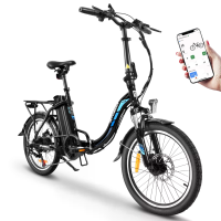[EU Direct] KAISDA K7 Elektrische fiets, SHIMANO 7 versnellingen, 36V 12.5Ah batterij, 350W motor, aanbevolen topsnelhei