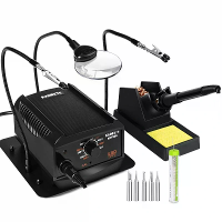 [EU Direct]KAIWEETS KOT936 Soldeerstation 60W Instelbaar 200℃ 480℃ ESD Veilige Keramische Kern met Afneembaar Werkbank B