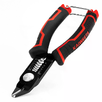[EU Direct] KAIWEETS KWS 112 2 in 1 Draadknipper Stripper Duurzaam 65Mn Staal Ergonomisch PVC Handvat 10 20 AWG Draaddik