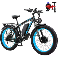 [EU Direct] KETELES K800 Elektrische Fiets 52V 32AH Batterij 1600W*2 Dubbele Motoren 4000W Piekvermogen Aanbevolen Topsn