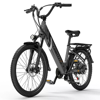 [EU Direct] LANKELEISI ES500PRO 48V 14.5AH 500W Elektrische Fiets 24*2.4 Inch 100 130km Actieradius Max Belasting 150kg