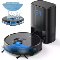 [EU Direct] Laresar L6 Nex Roomba stofzuiger 3500Pa sterke zuiging, 3 waterstanden, 3 in 1 reinigingsmodi, 360° LiDAR sc
